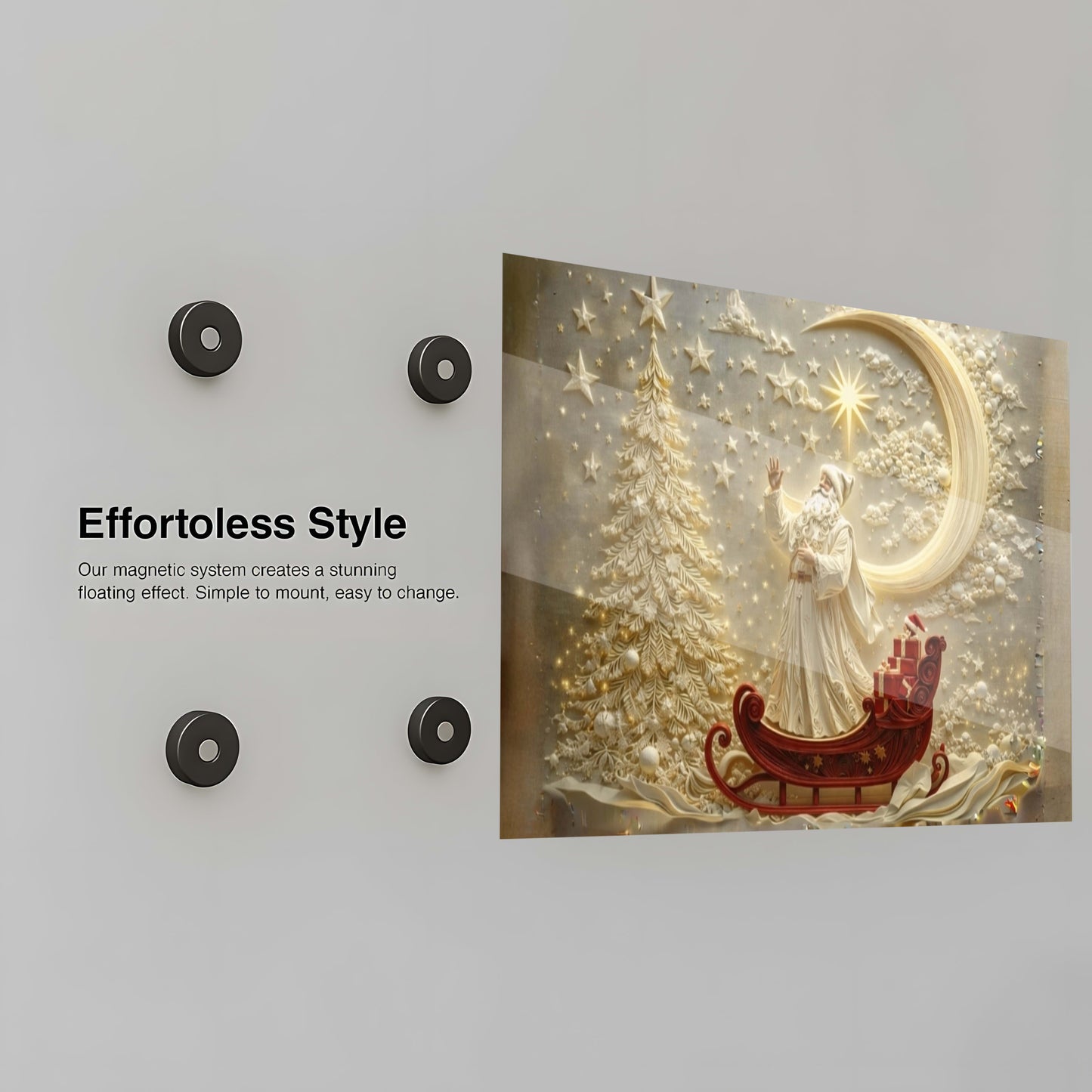 Golden Night of Santa Claus - Installation Mockup