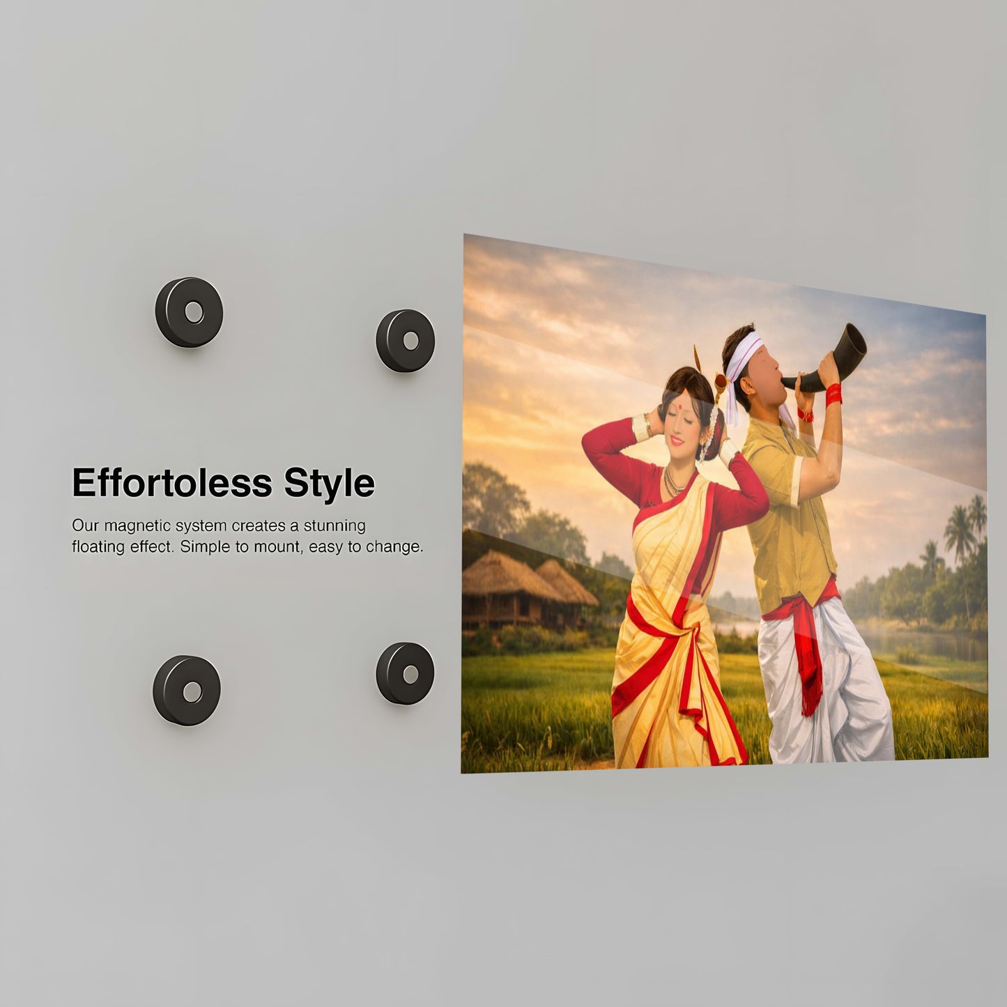 Rhythm of Bihu – Spirit of Assamese Culture - Installation Mockup