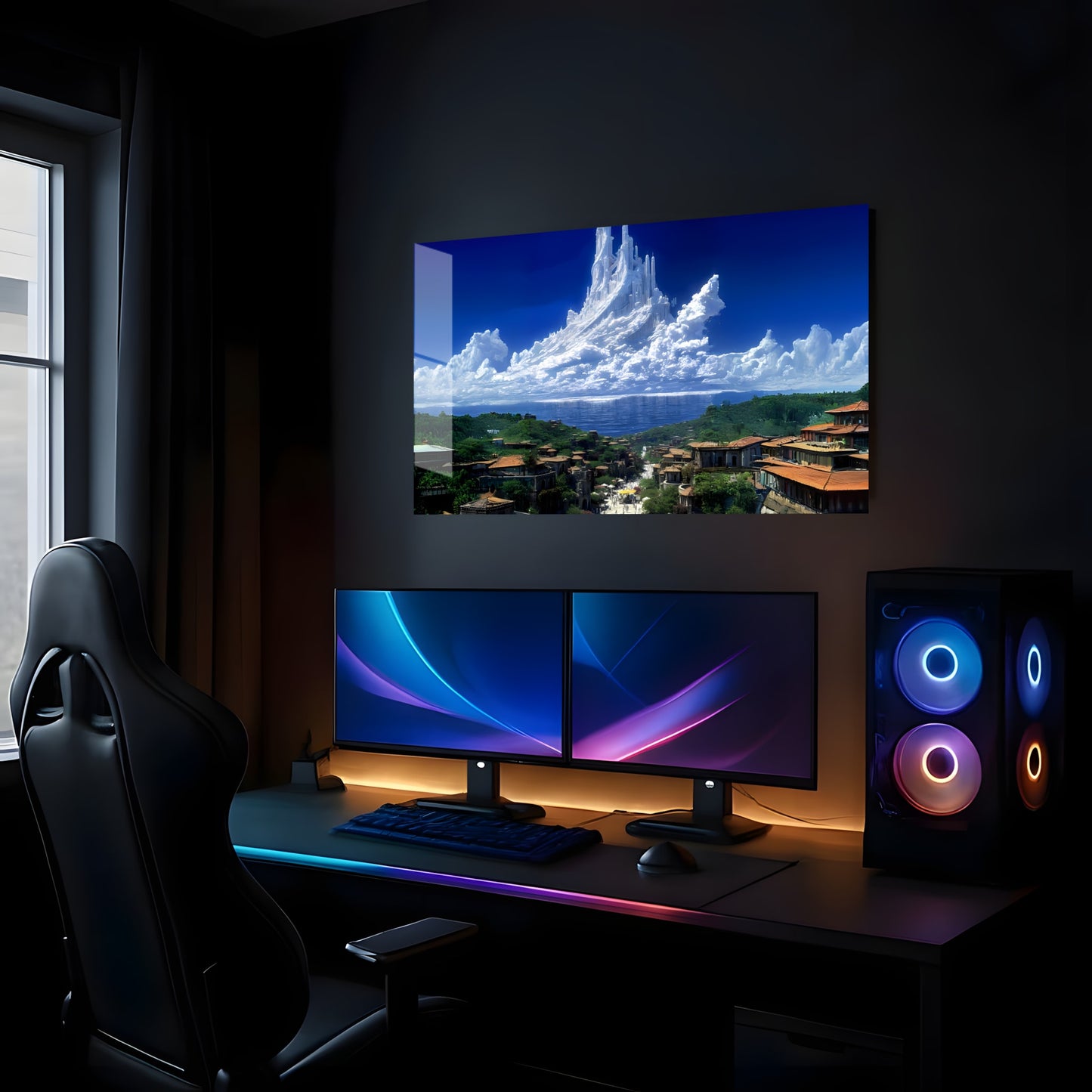 Celestial Cityscape Dream - Lifestyle Mockup