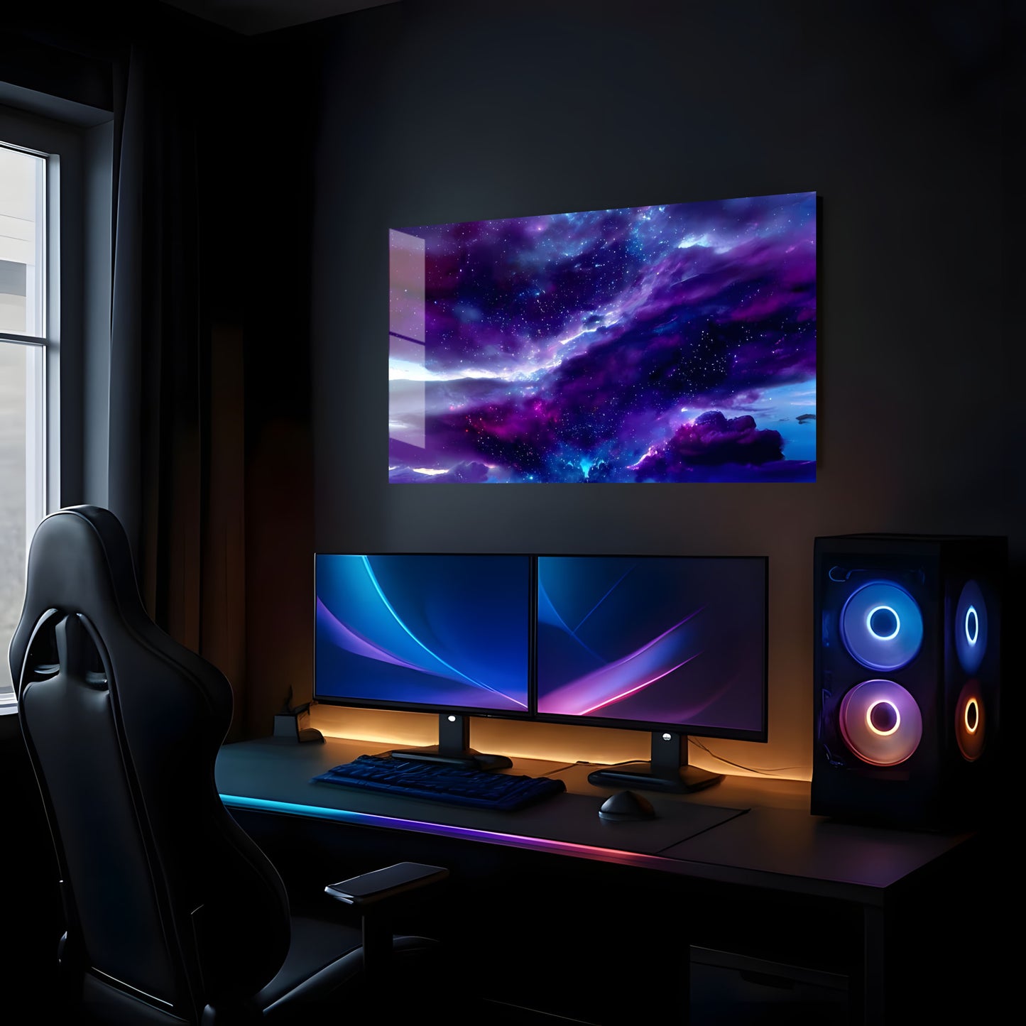 Cosmic Aurora Dream - Lifestyle Mockup