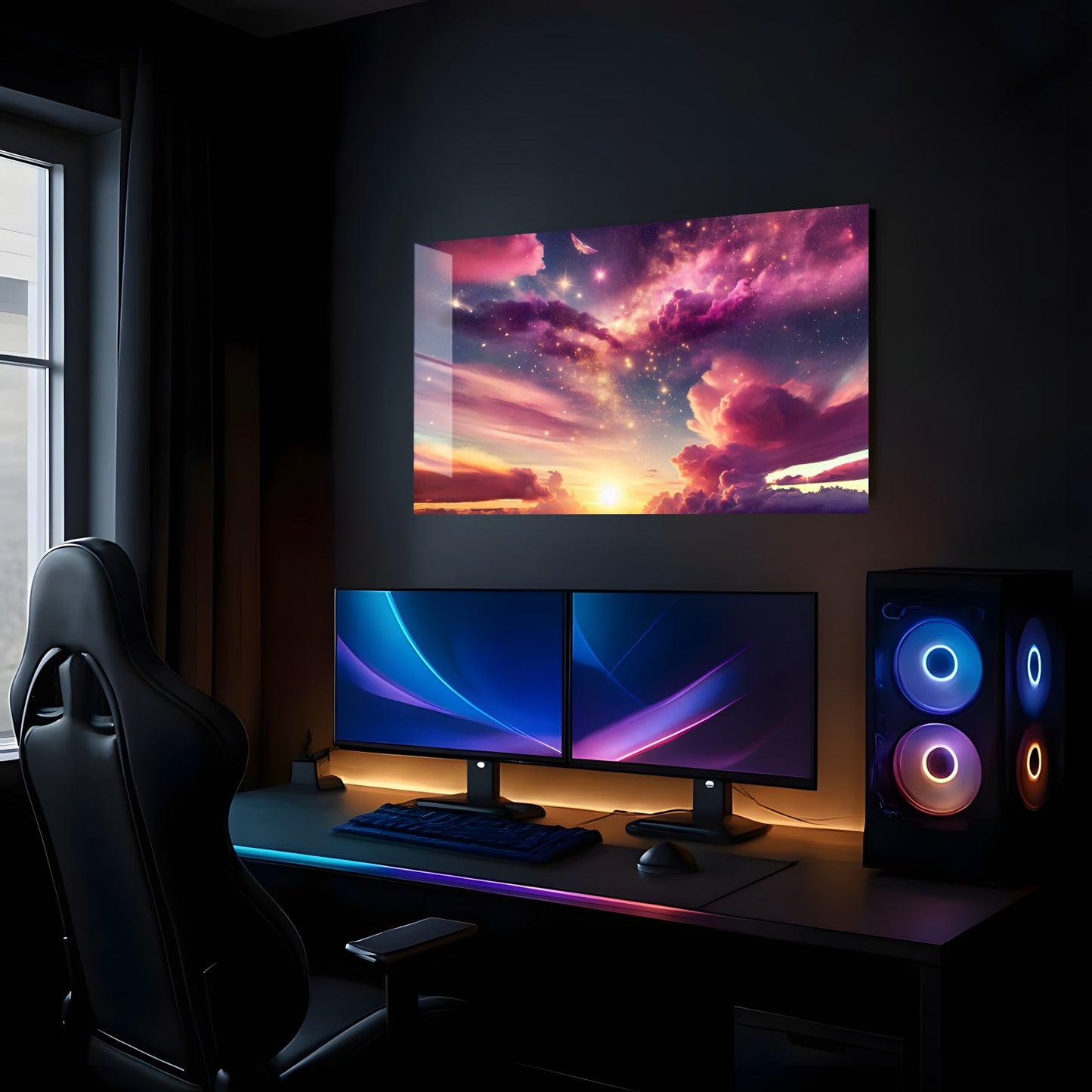 Celestial Dreamscape Scene - Lifestyle Mockup