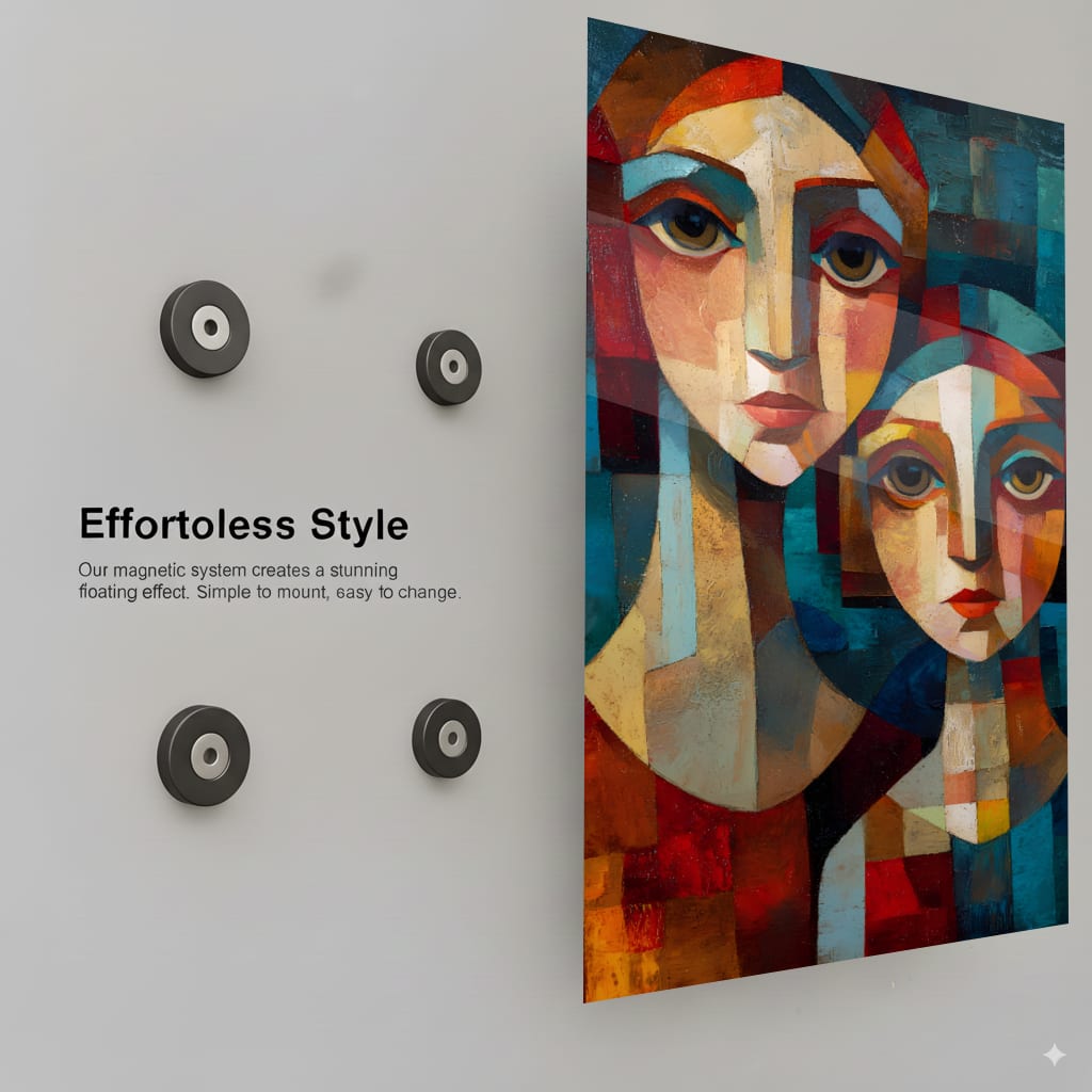 Mother a daughter - Installation Mockup