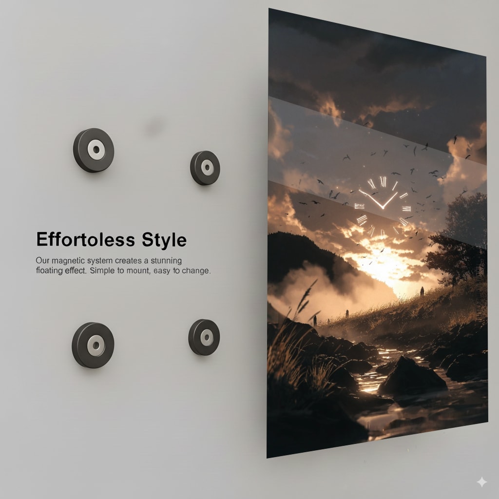 Celestial Time Flow - Installation Mockup