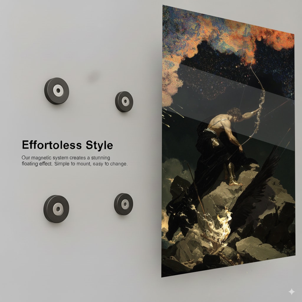 Celestial Archer Strikes - Installation Mockup