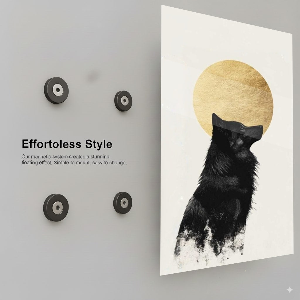 Lunar Canine Majesty - Installation Mockup