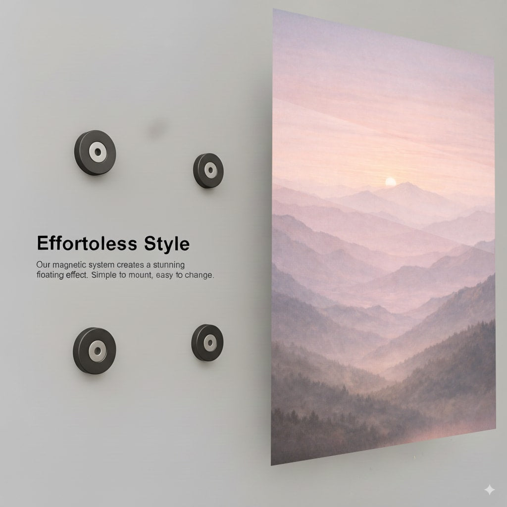Misty Mountain Sunrise - Installation Mockup
