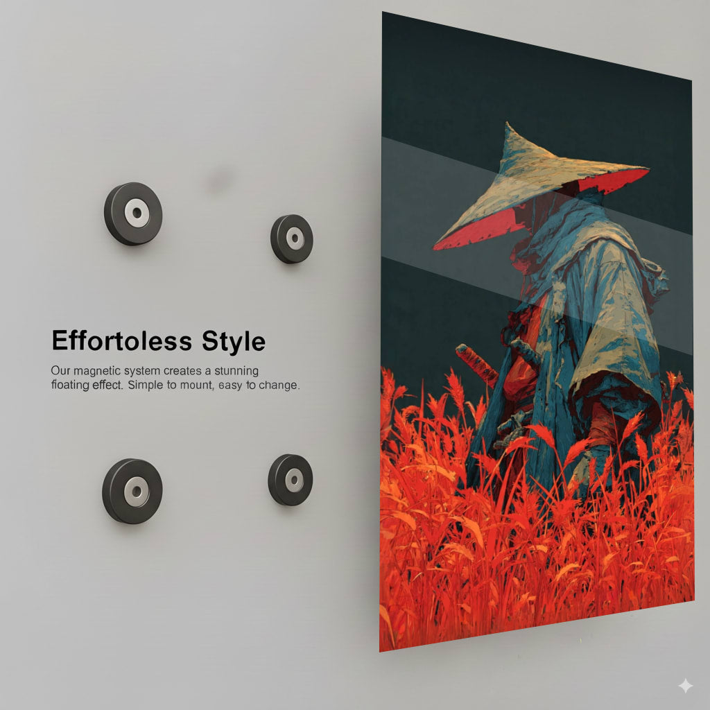 Silent Red Wanderer - Installation Mockup