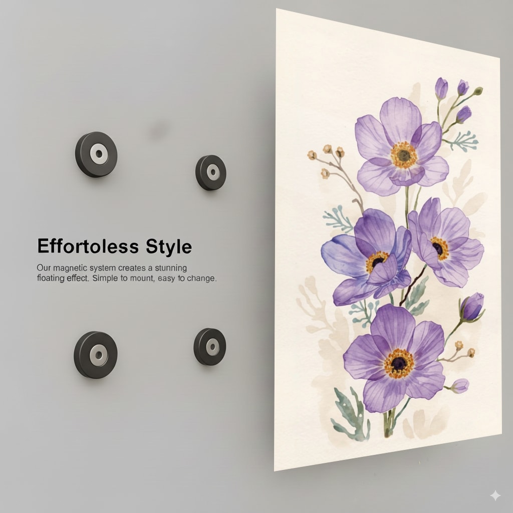 Purple Petal Dream - Installation Mockup