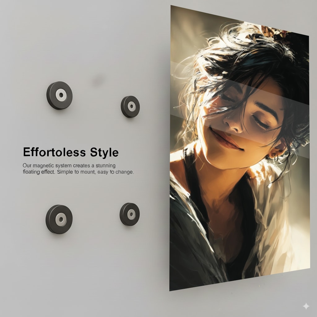 Serene Sunlit Portrait - Installation Mockup