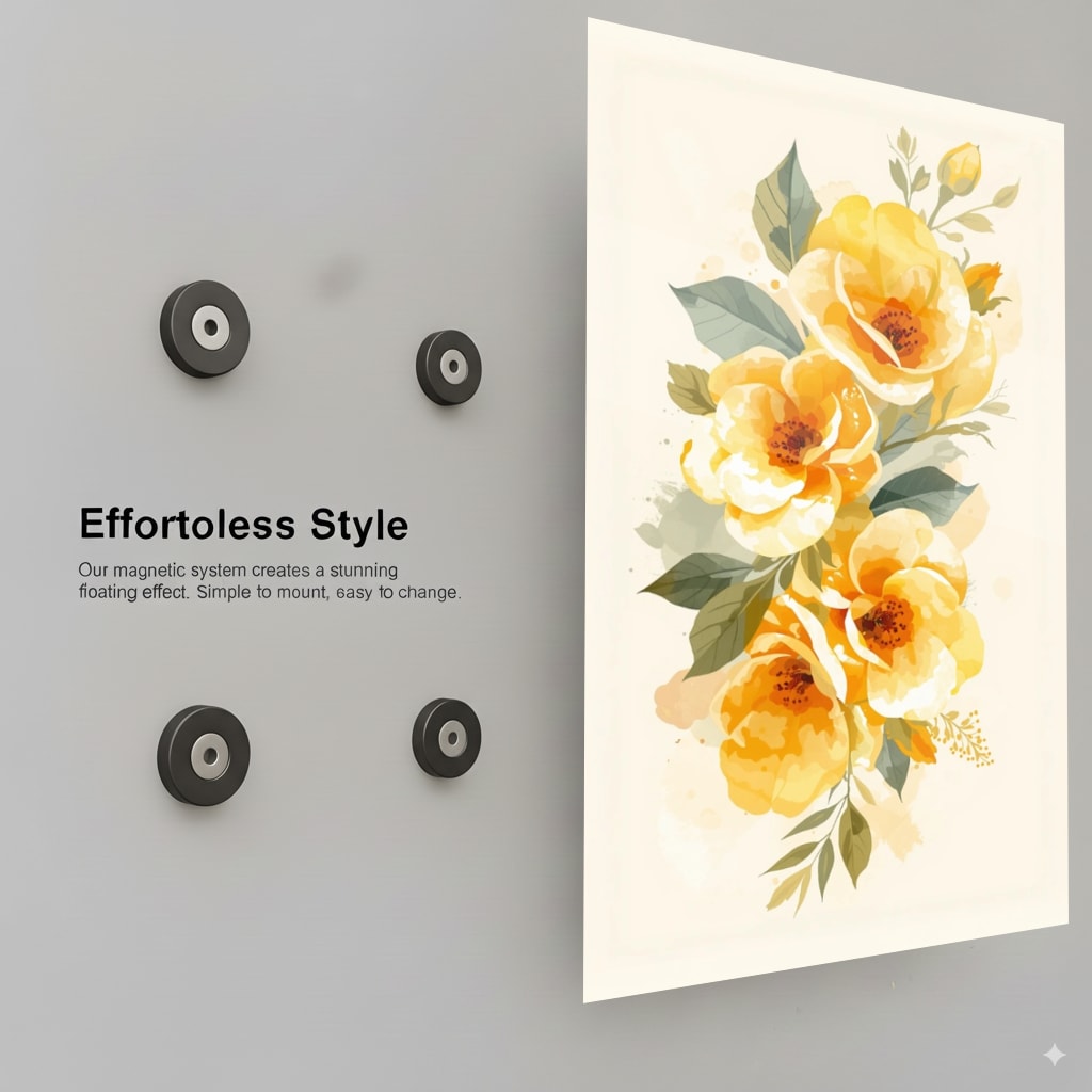 Yellow Rose Delight - Installation Mockup