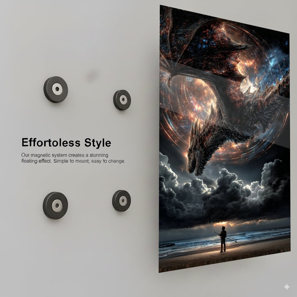 Cosmic Dragon's Shadow - Installation Mockup