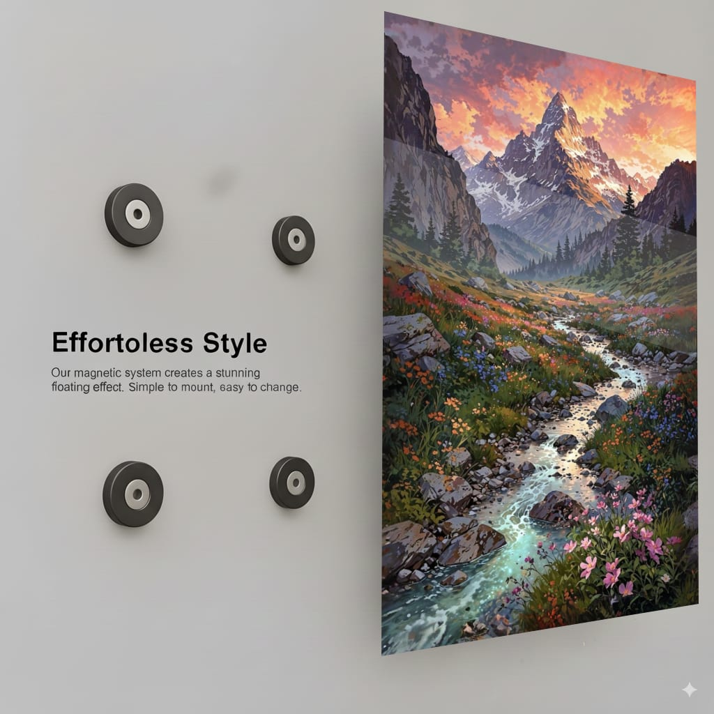 Mountain Serenity Stream - Installation Mockup