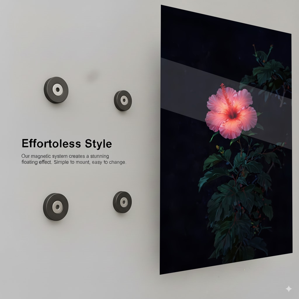 Radiant Bloom Beauty - Installation Mockup