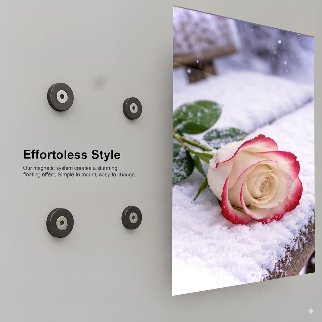 Winter's Rosy Embrace - Installation Mockup