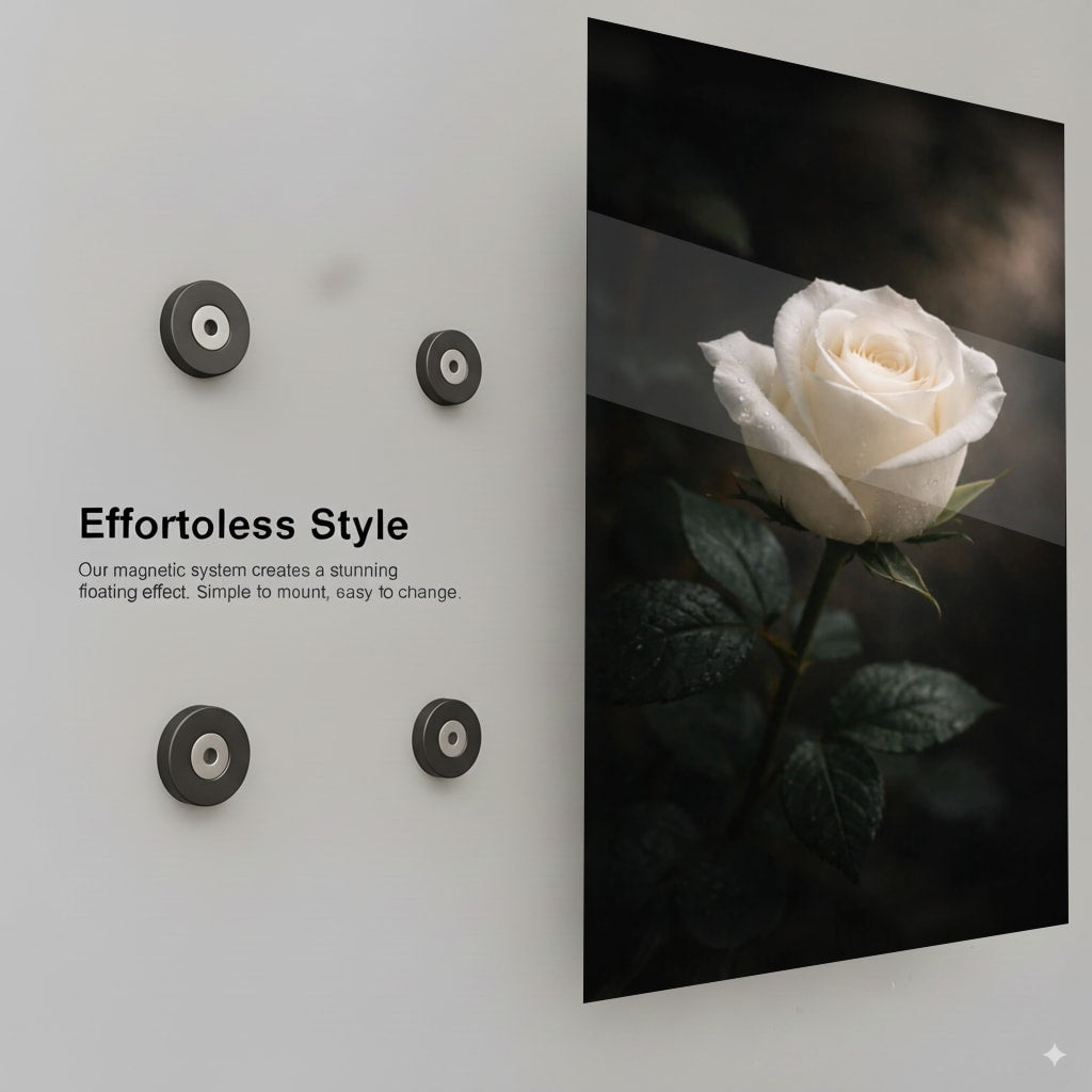 Ivory Floral Elegance - Installation Mockup