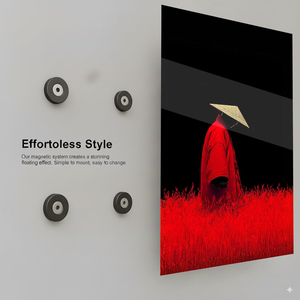 Crimson Samurai Stroll - Installation Mockup