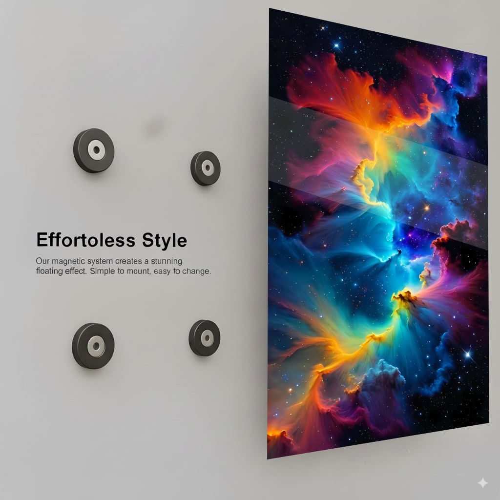 Cosmic Dreamscape Canvas - Installation Guide