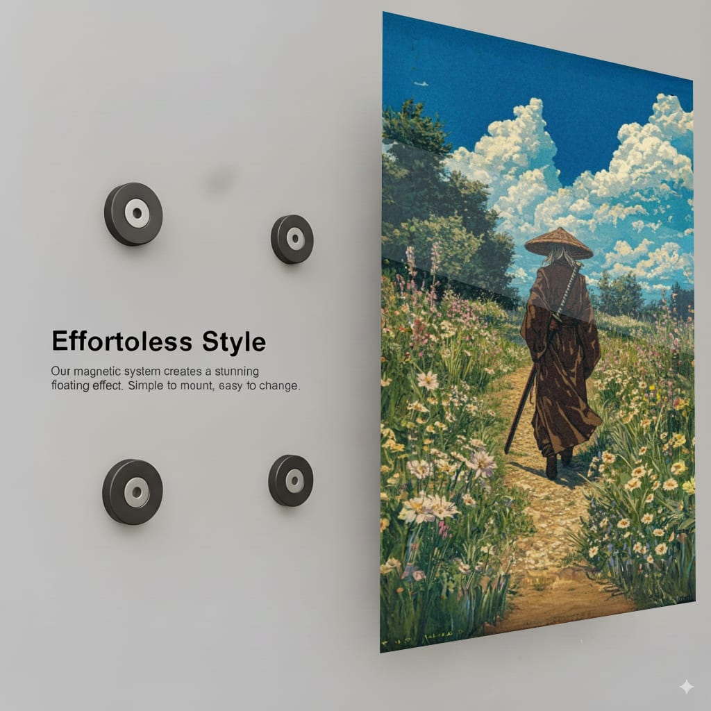 Samurai Meadow Wanderer - Installation Mockup