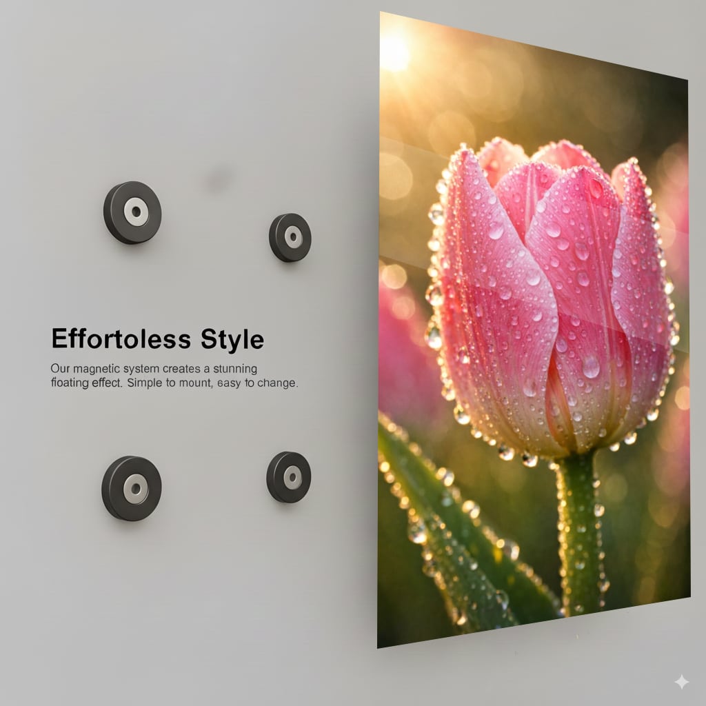 Dewy Tulip Beauty - Installation Mockup