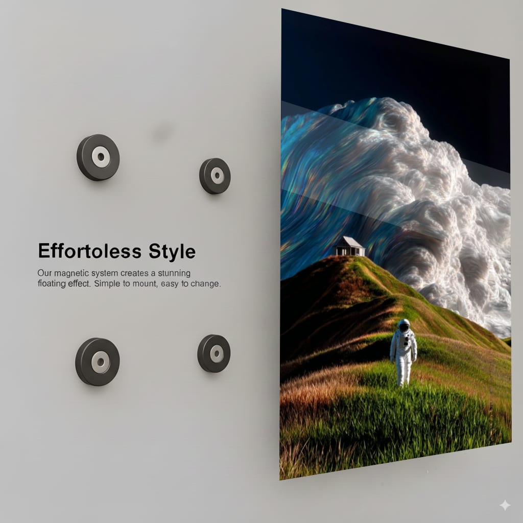 Astronaut's Surreal Horizon - Installation Mockup