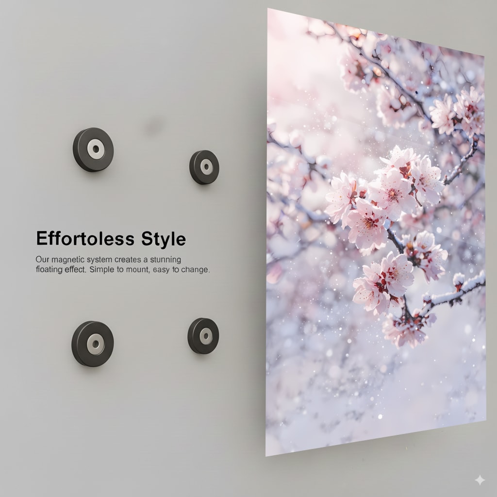 Winter Blossom Charm - Installation Mockup