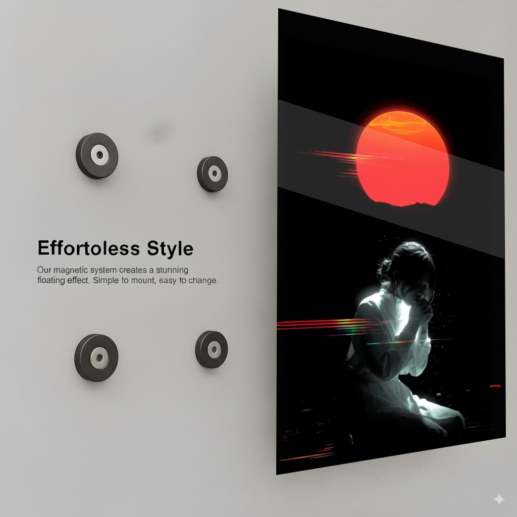 Crimson Sun Descent - Installation Mockup