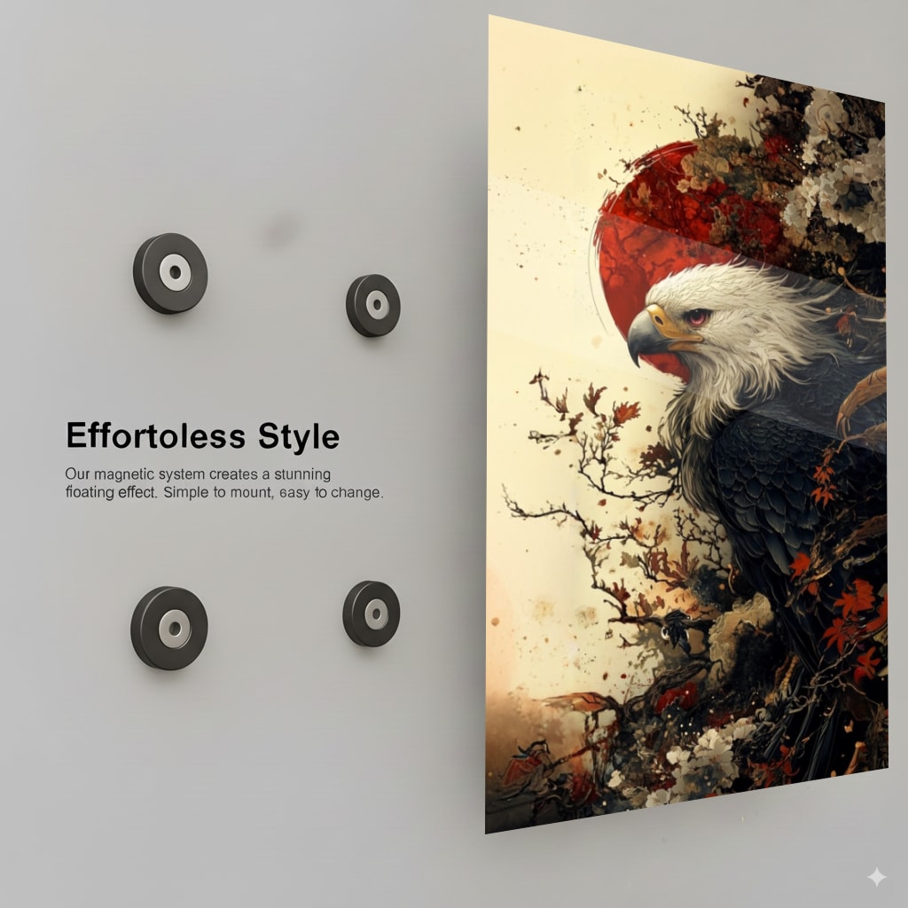 Majestic Eagle Ascends - Installation Mockup