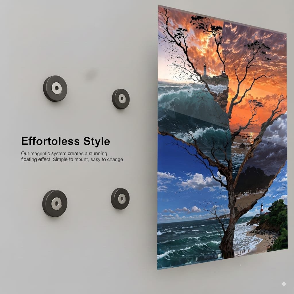 Split Coastal Seasons - Installation Mockup