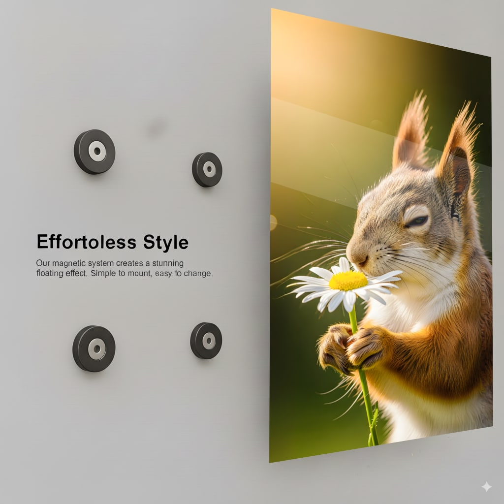 Squirrel Smelling Daisy - Installation Guide