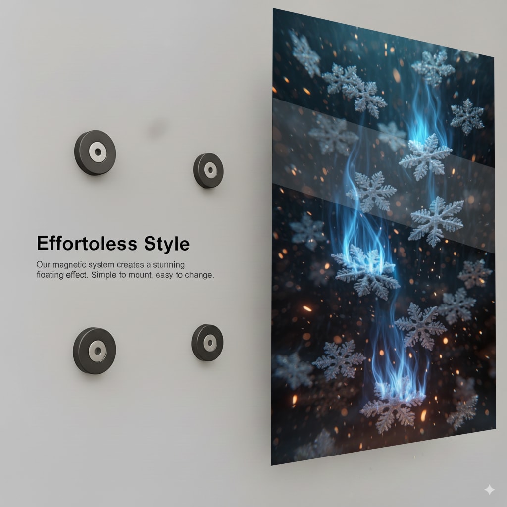 Frozen Azure Ascent - Installation Mockup