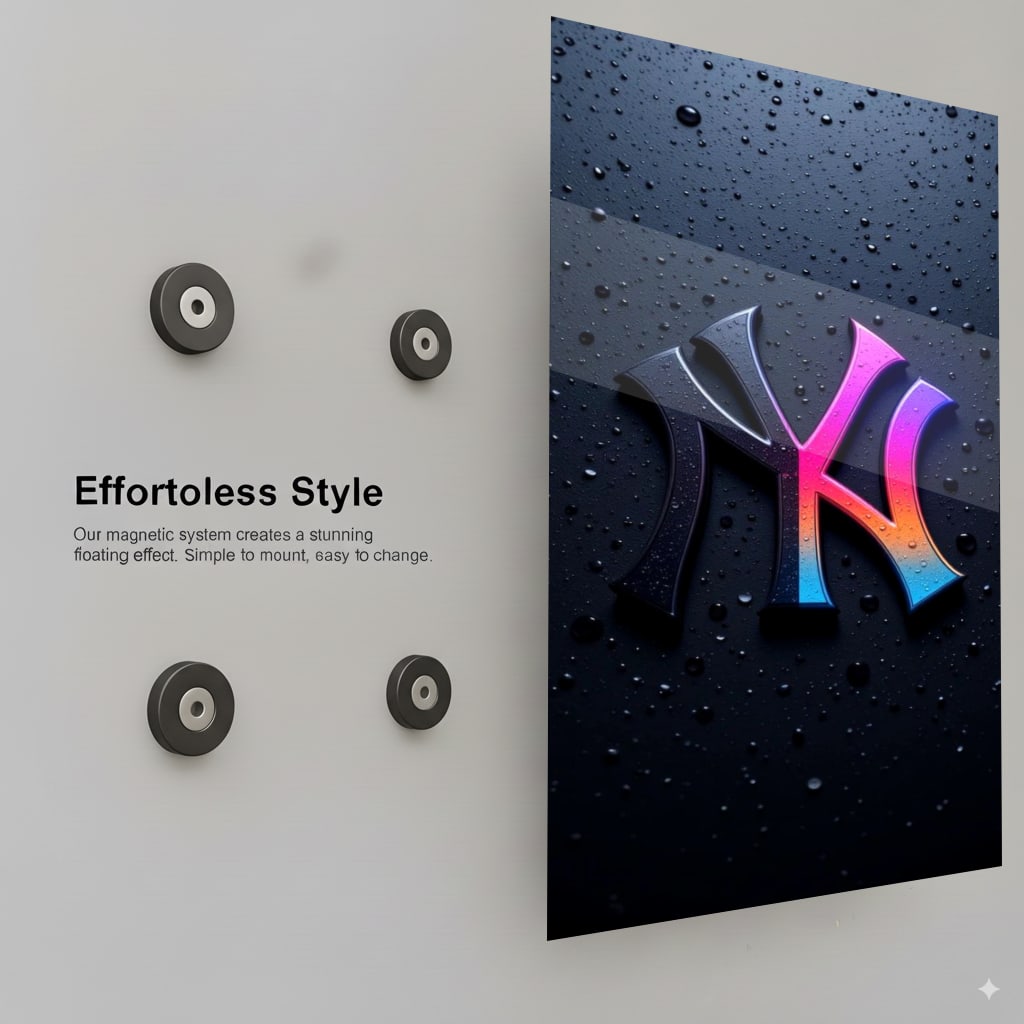Dripping Colorful Logo - Installation Mockup
