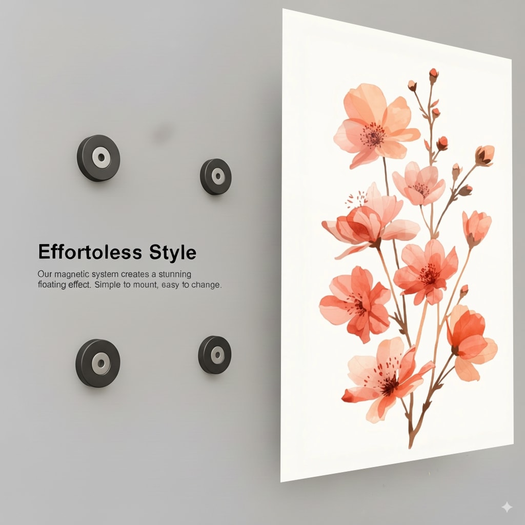 Coral Blossom Dreams - Installation Mockup