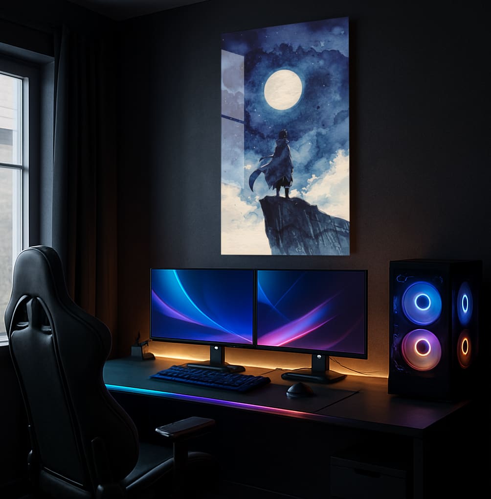 Moonlit Lone Vigil - Showcase Mockup