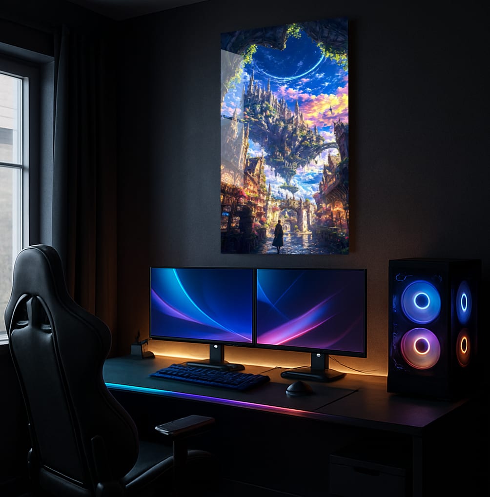 Floating Fantasy World - Lifestyle Mockup