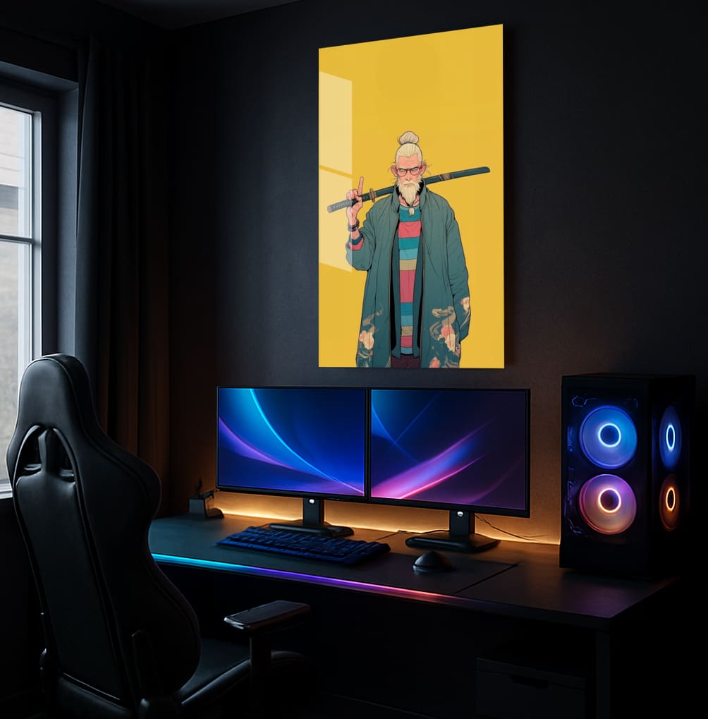 Musashi -Modern Samurai Dude- - Showcase Mockup