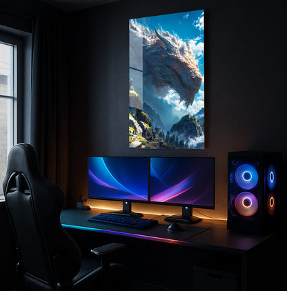 Dragon's Gigantic Presence - Lifestyle Mockup