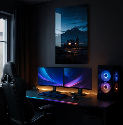 Starry Night Drive - Showcase Mockup