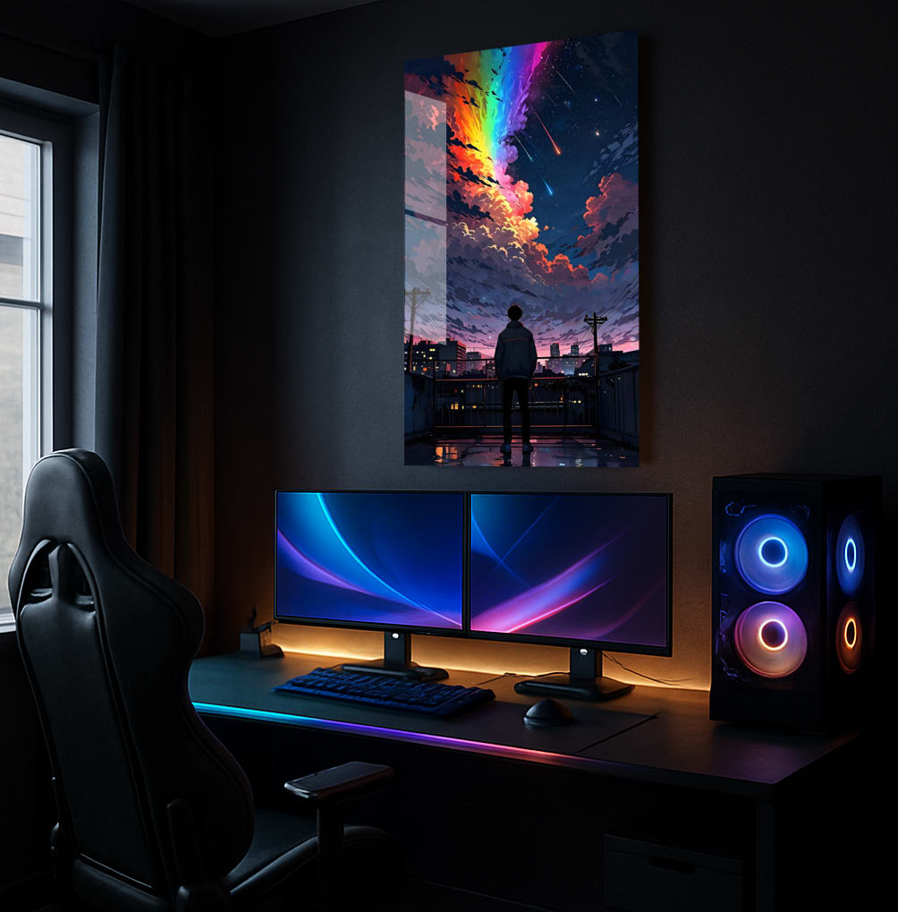Colorful Cosmic Dreams - Lifestyle Mockup