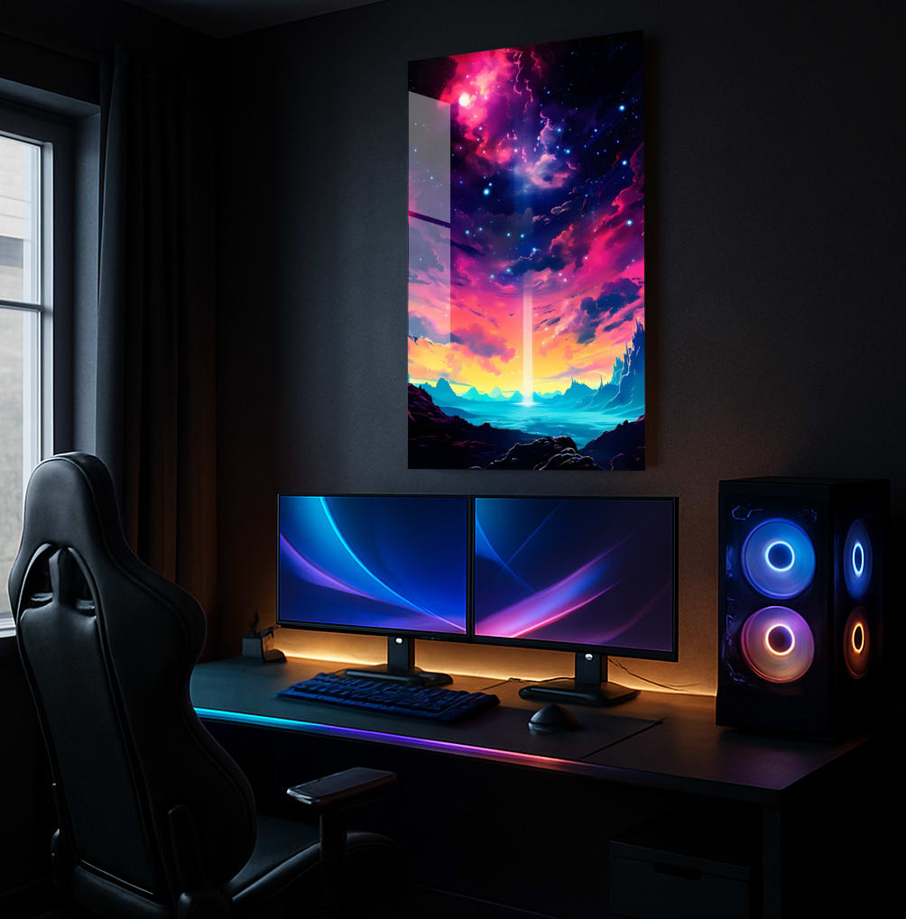 Astral River's Embrace - Lifestyle Mockup