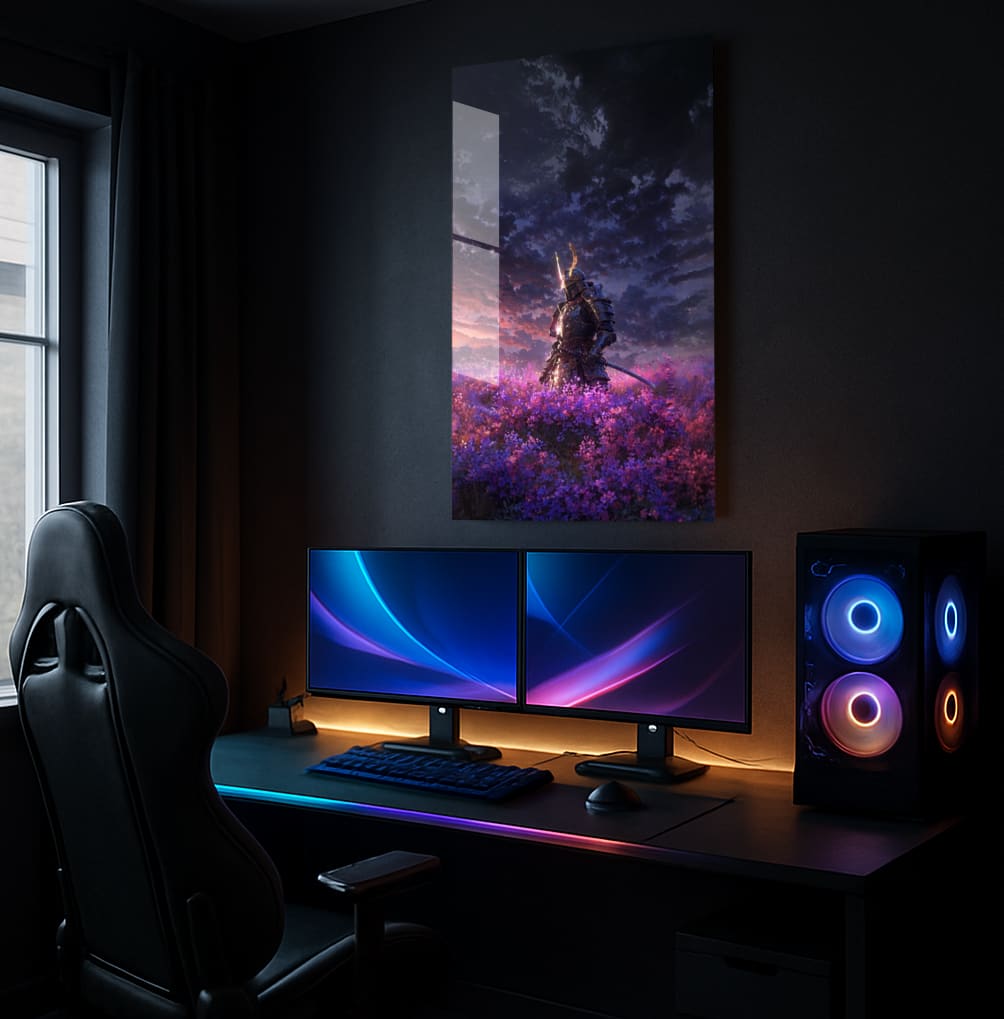 Blooming Samurai Soul - Showcase Mockup