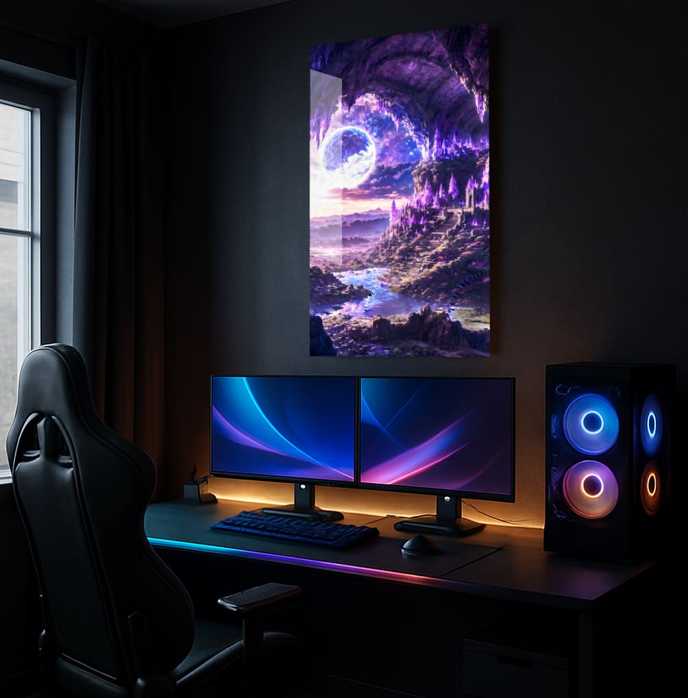 Magical Crystal City - Lifestyle Mockup