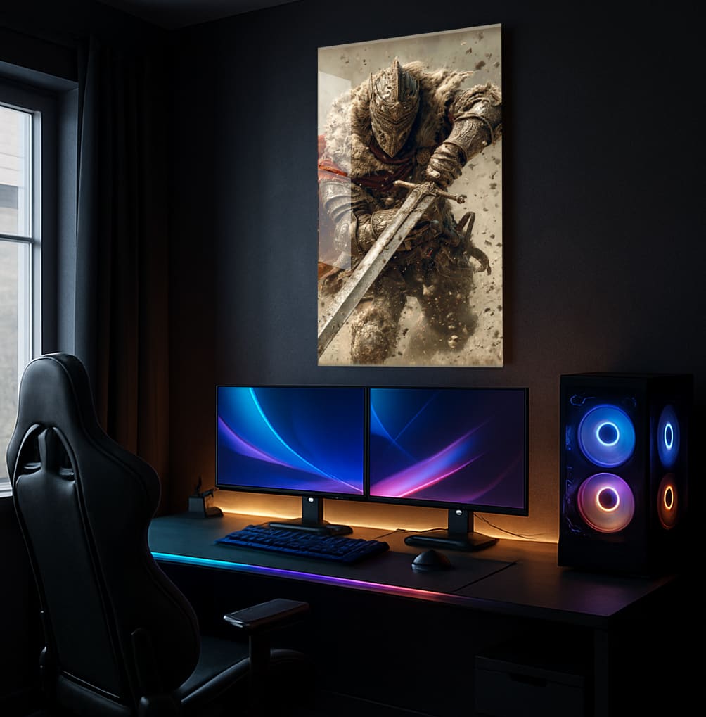 Warrior Of Dust - Showcase Mockup