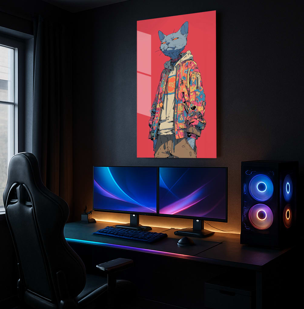 Cat Boy -Urban Cat Style- - Showcase Mockup