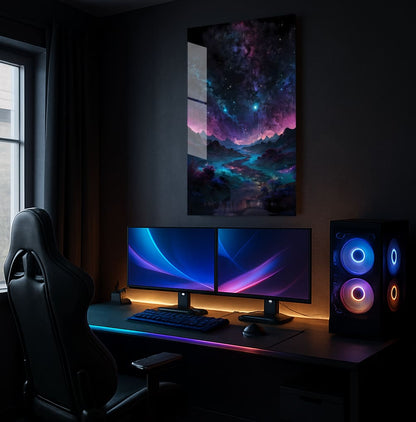 Cosmic Valley View - Lifestyle Mockup