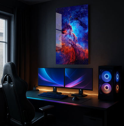 Cosmic Celestial Canvas - Showcase Mockup