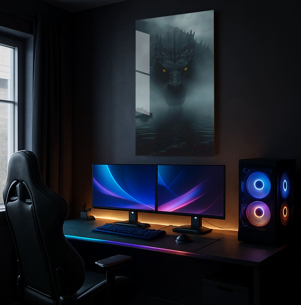 Misty Dragon Terror - Showcase Mockup