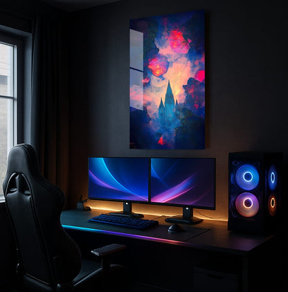 Celestial Dreamscape Castle - Showcase Mockup