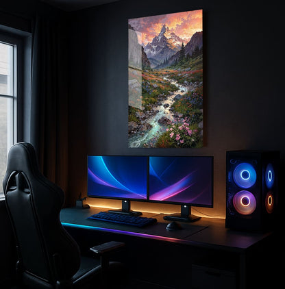 Mountain Serenity Stream - Showcase Mockup