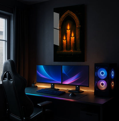 Waxing Lunar Flames - Lifestyle Mockup