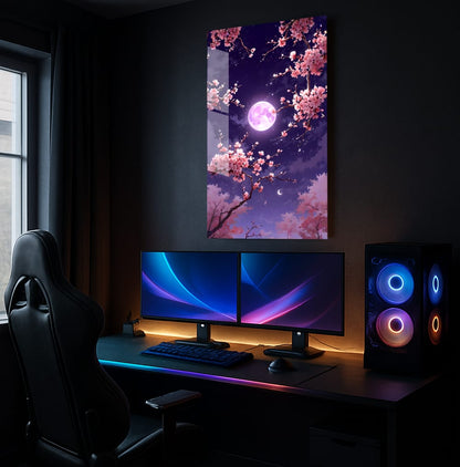Blossoms Under Moonlight - Lifestyle Mockup
